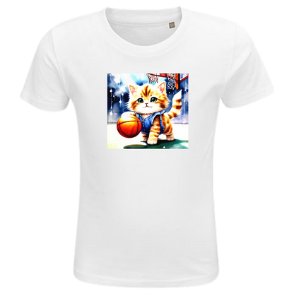 Die Basketballkatze Shirt Kids