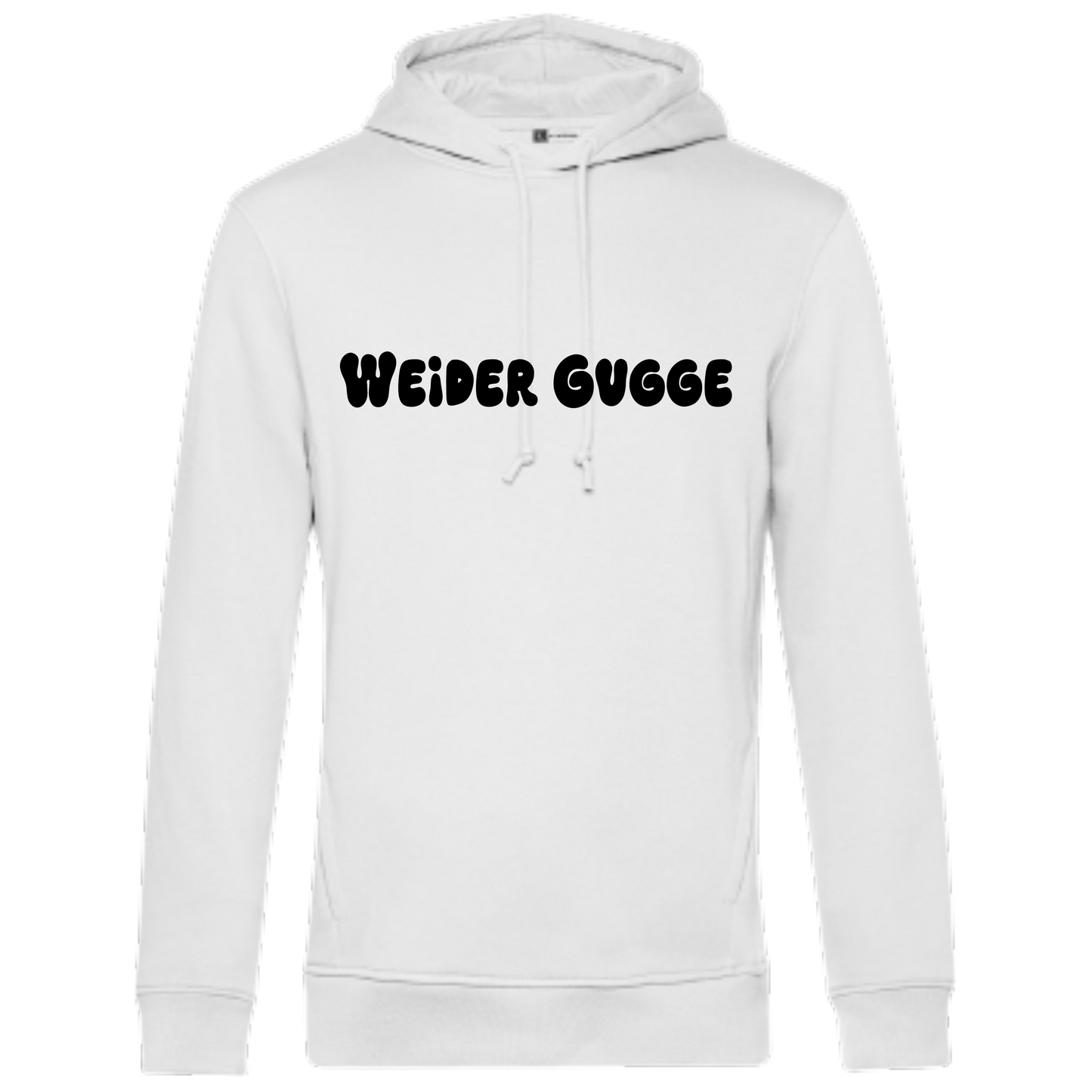 Weider gugge Hoodie - UNISEX - Schwarze Optik