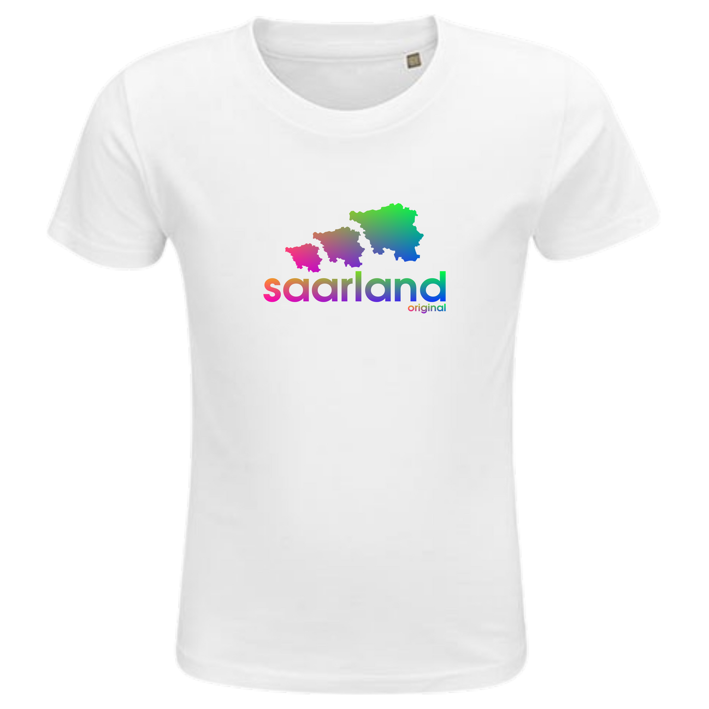 Saarland DREIER Shirt Kids - Unisex - Regenbogen Optik