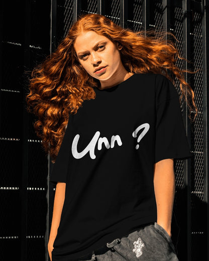 Unn ? Shirt - UNISEX - weiße Optik