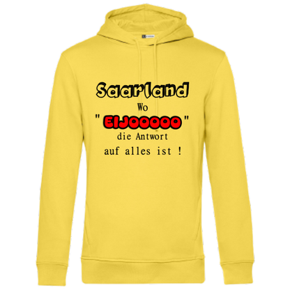 EIJOOOOO Hoodie - UNISEX - Schwarze Optik