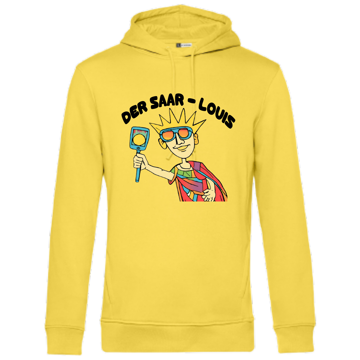 DER SAAR - LOUIS Hoodie - UNISEX - Schwarze Optik