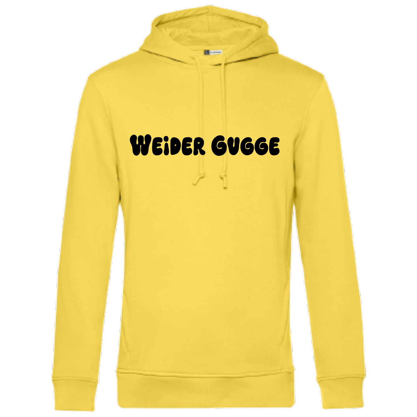 Weider gugge Hoodie - UNISEX - Schwarze Optik