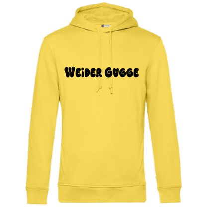 Weider gugge Hoodie - UNISEX - Schwarze Optik