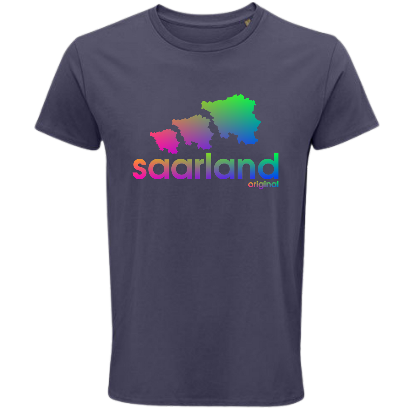 Saarland DREIER Shirt - versch.Farben - Unisex - Regenbogen Optik