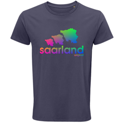 Saarland DREIER Shirt - versch.Farben - Unisex - Regenbogen Optik