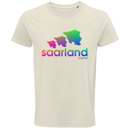 Saarland DREIER Shirt - versch.Farben - Unisex - Regenbogen Optik