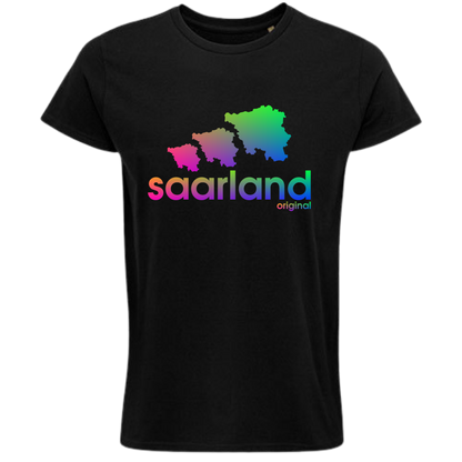 Saarland DREIER Shirt - versch.Farben - Unisex - Regenbogen Optik