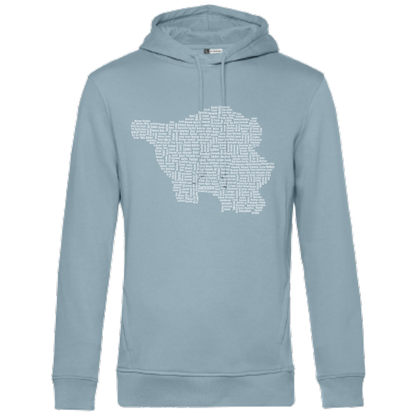 Saarland Original Hoodie - versch.Farben - Unisex - Weiße Optik