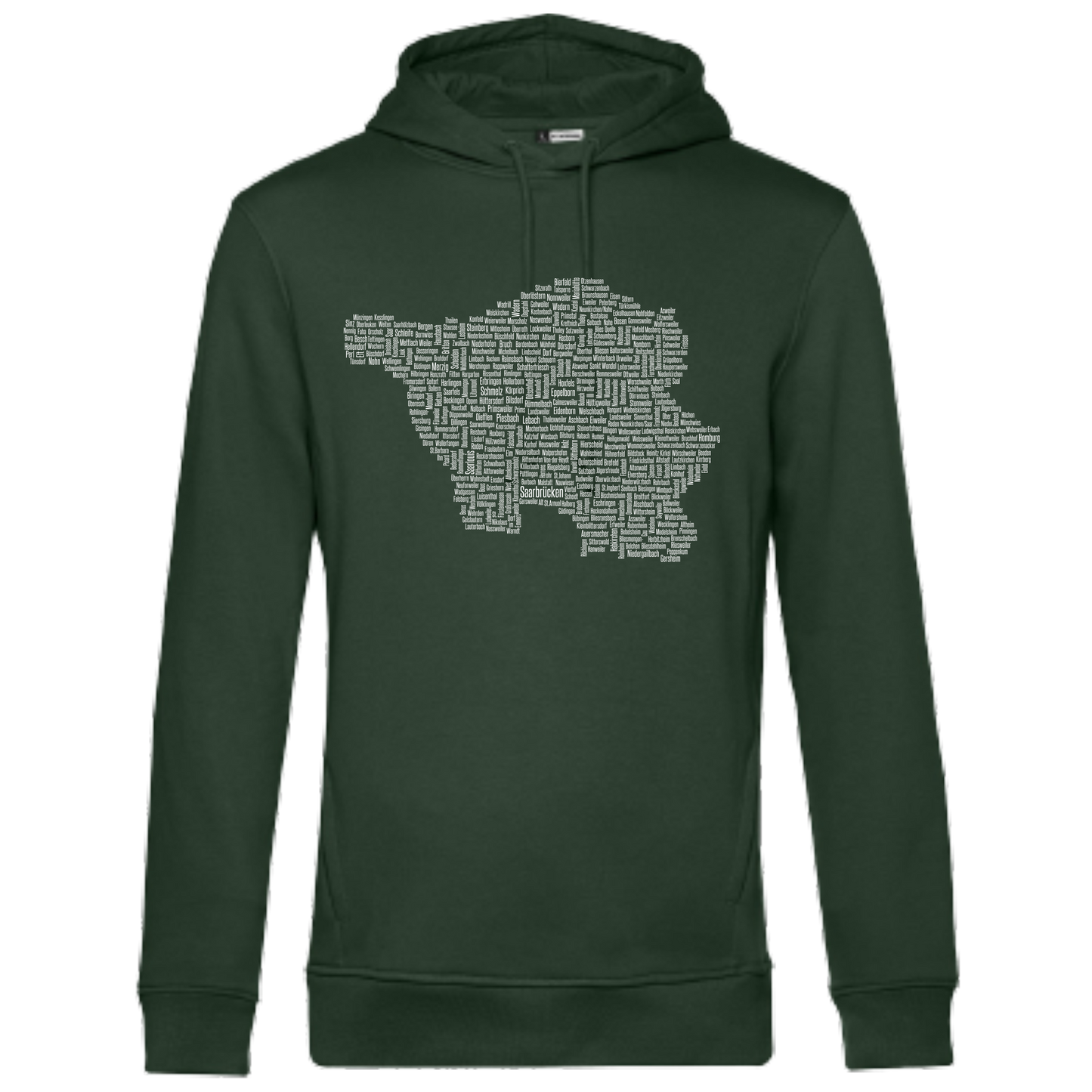 Saarland Original Hoodie - versch.Farben - Unisex - Weiße Optik