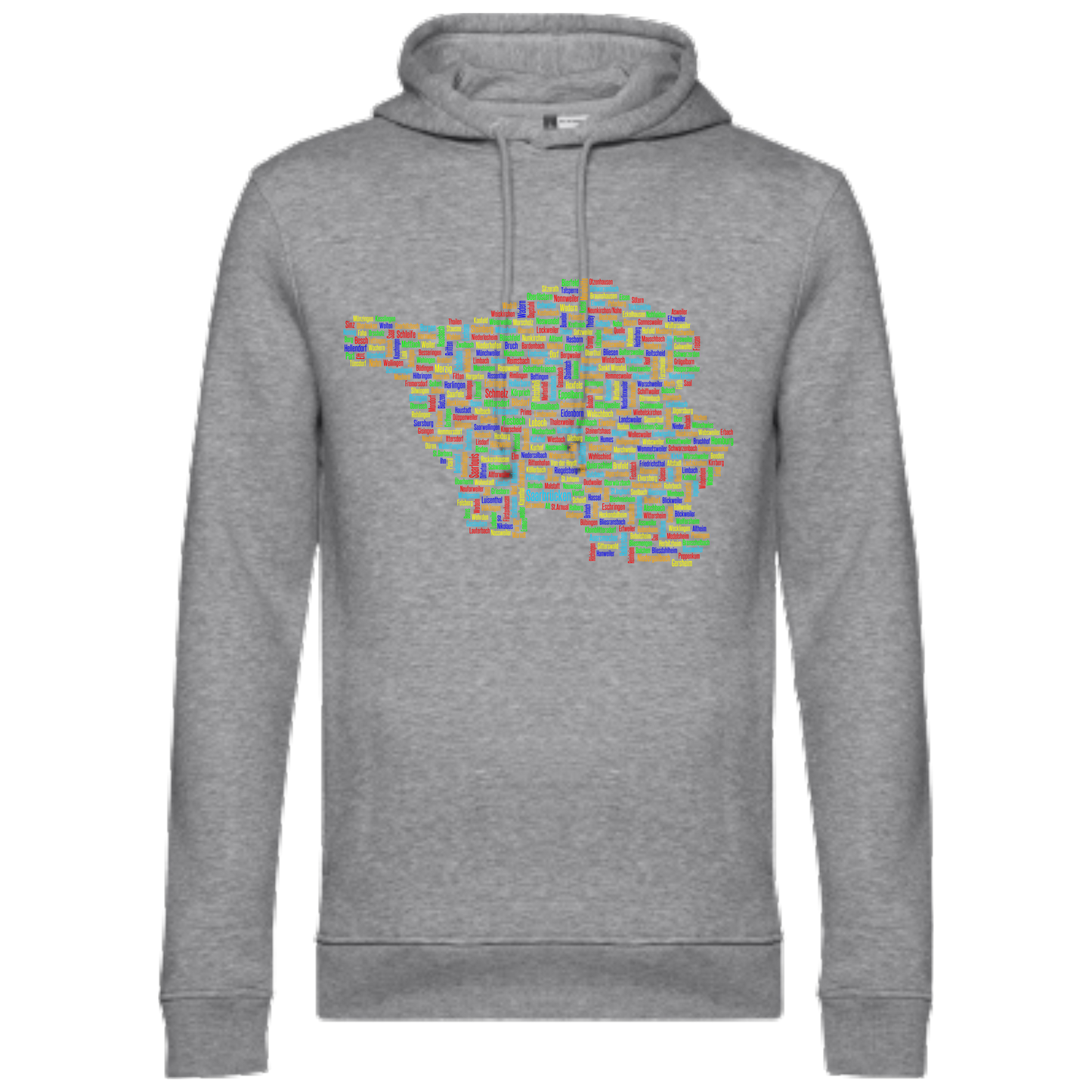 Saarland Original Hoodie - versch.Farben - Unisex - Bunte Optik