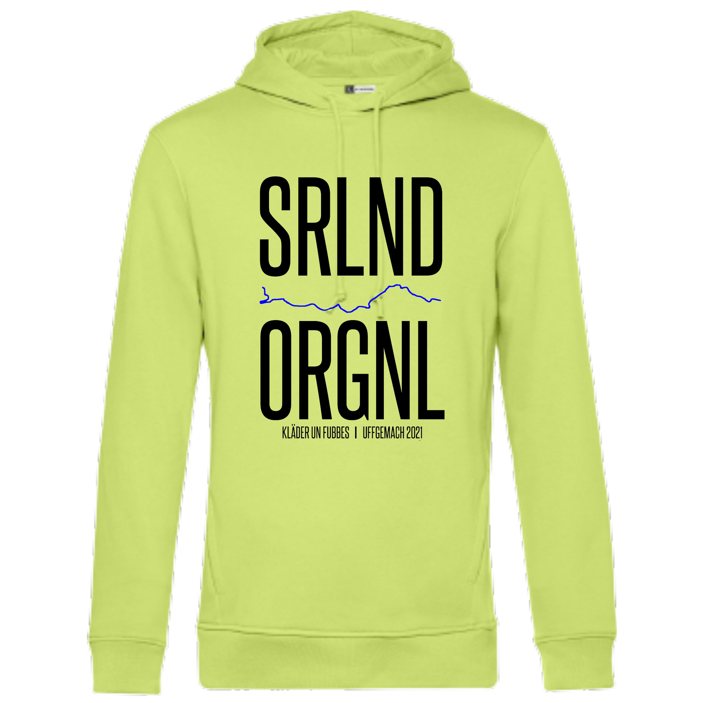 SRLND ORGNL Hoodie - versch. Farben - Unisex - Schwarze Optik