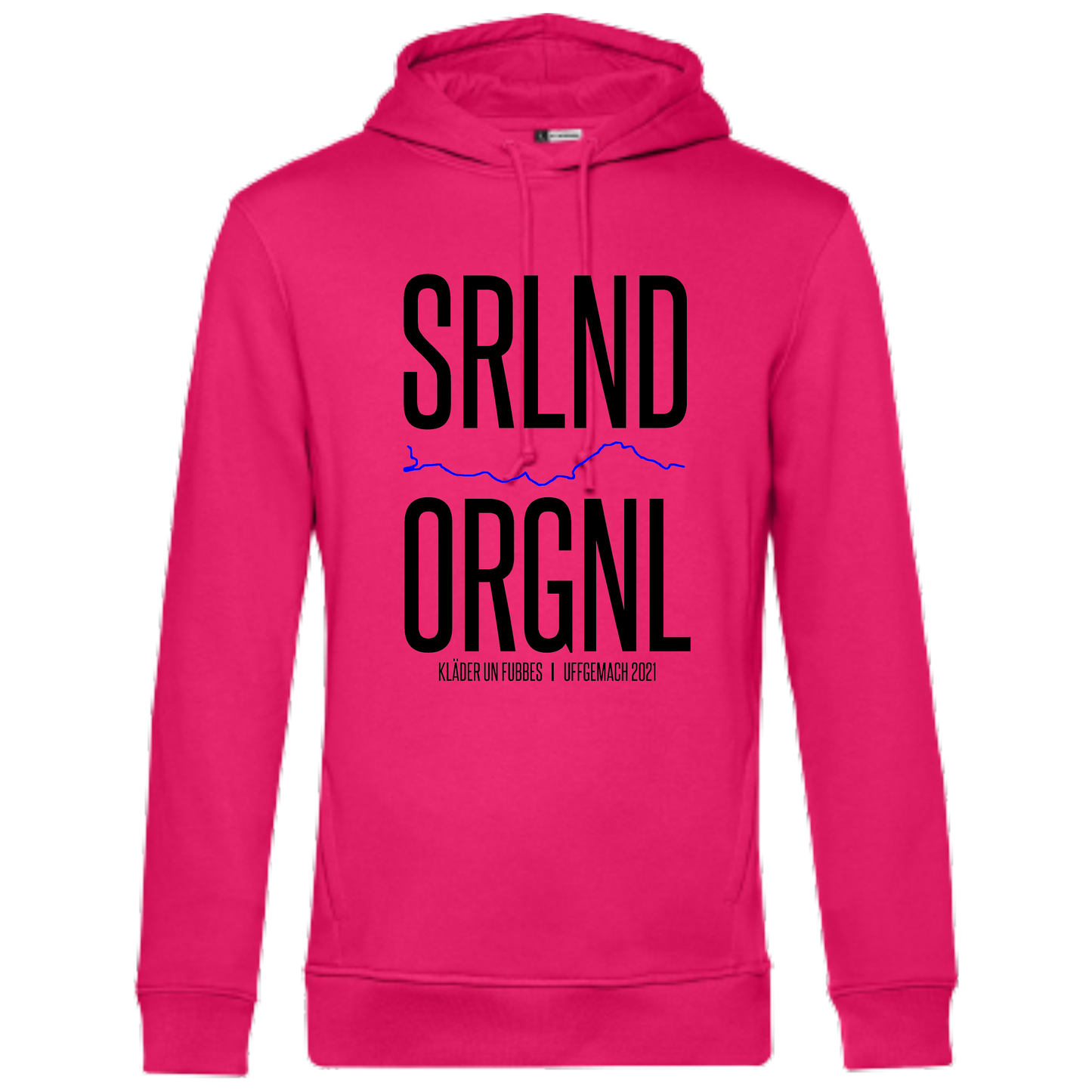 SRLND ORGNL Hoodie - versch. Farben - Unisex - Schwarze Optik