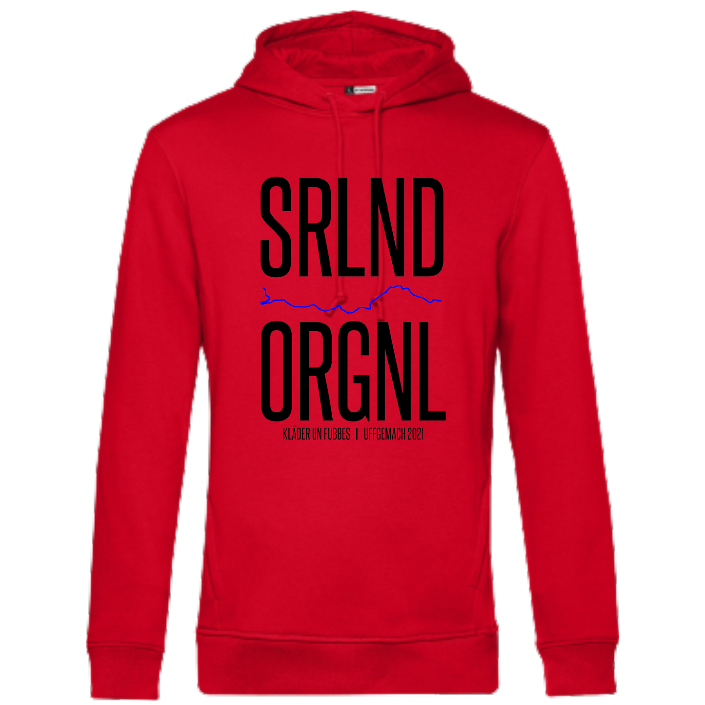 SRLND ORGNL Hoodie - versch. Farben - Unisex - Schwarze Optik