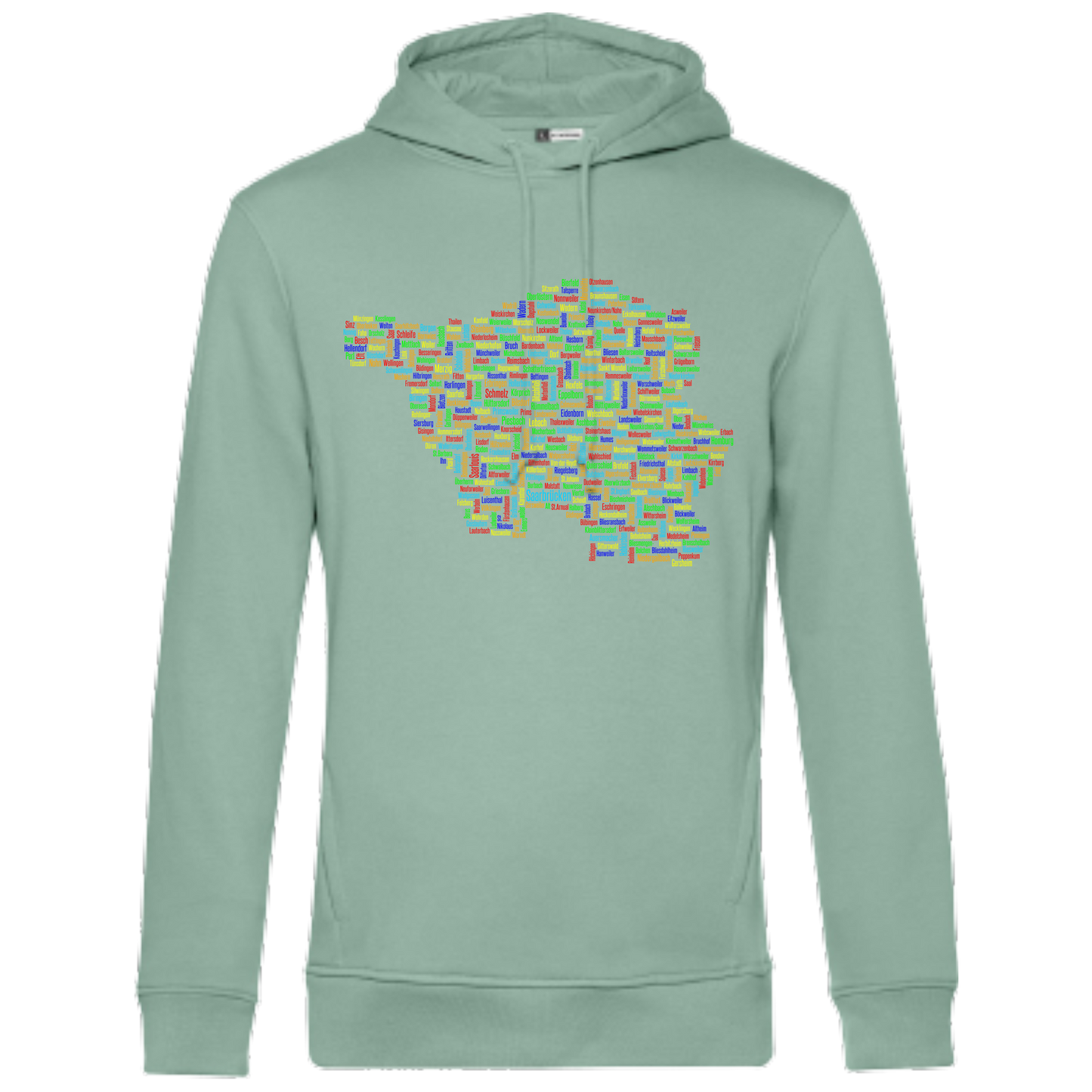 Saarland Original Hoodie - versch.Farben - Unisex - Bunte Optik