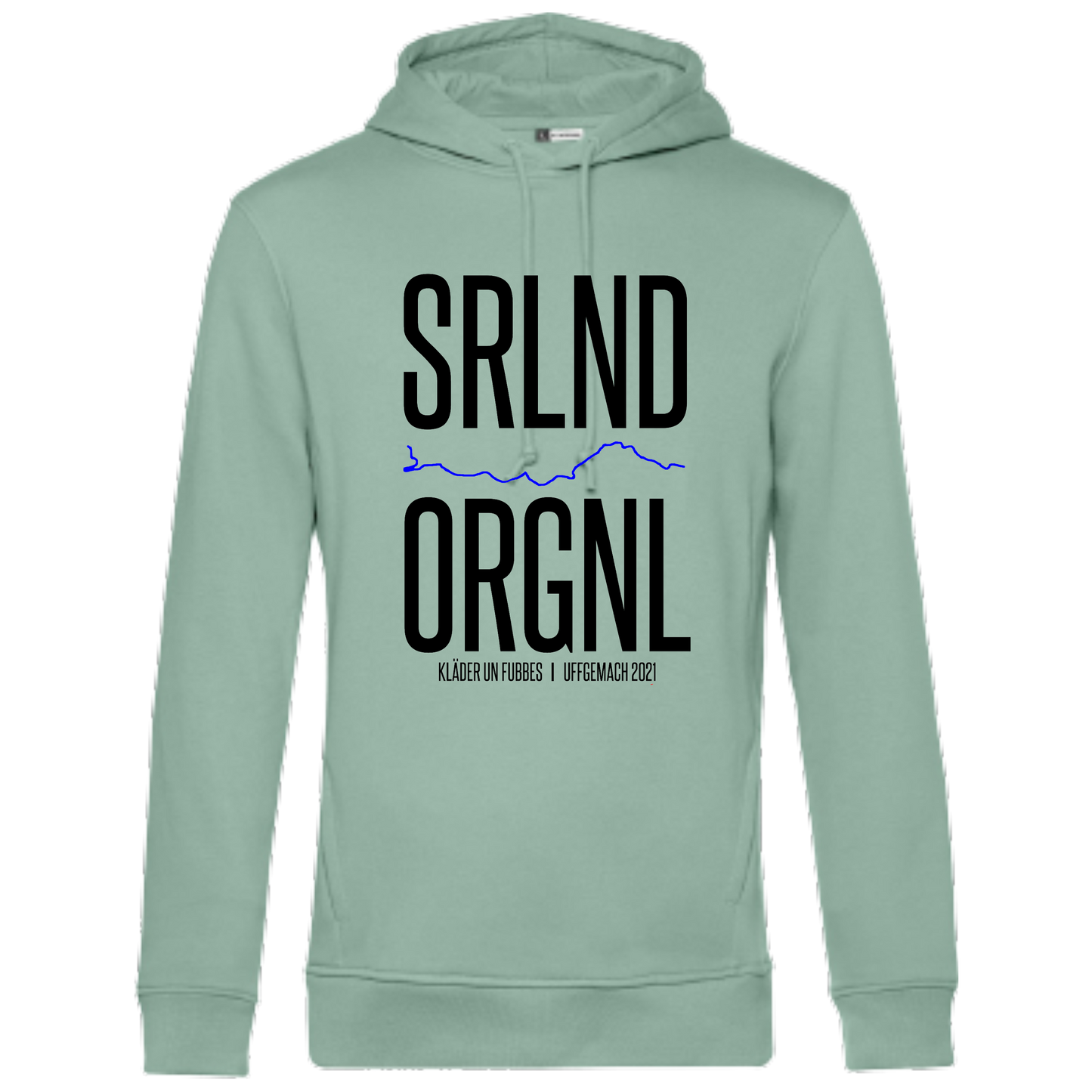 SRLND ORGNL Hoodie - versch. Farben - Unisex - Schwarze Optik