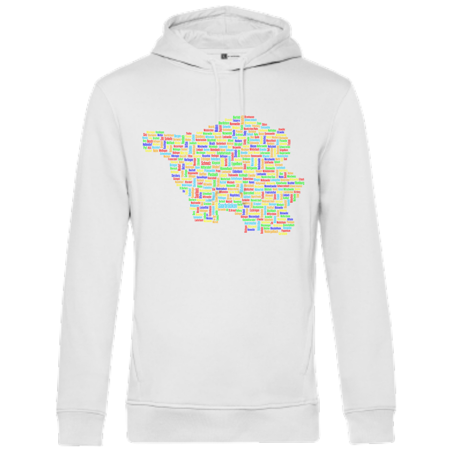 Saarland Original Hoodie - versch.Farben - Unisex - Bunte Optik